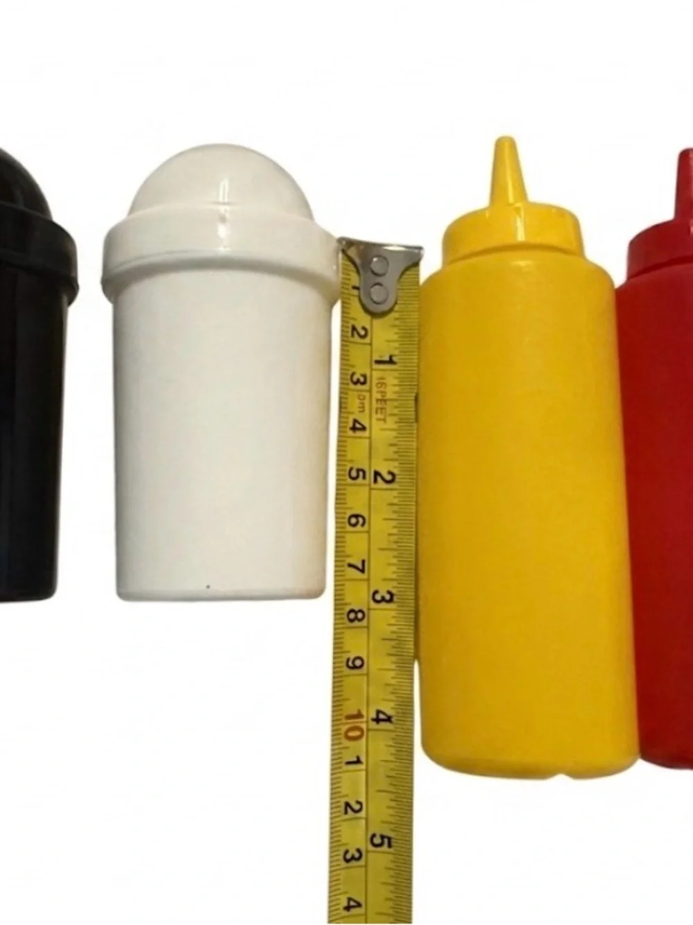 Picnic table condiment kit.